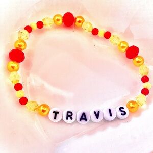 BUY1GET1FREE
 Travis Kelce #87 Taylor Swift themed friendship bracelet
